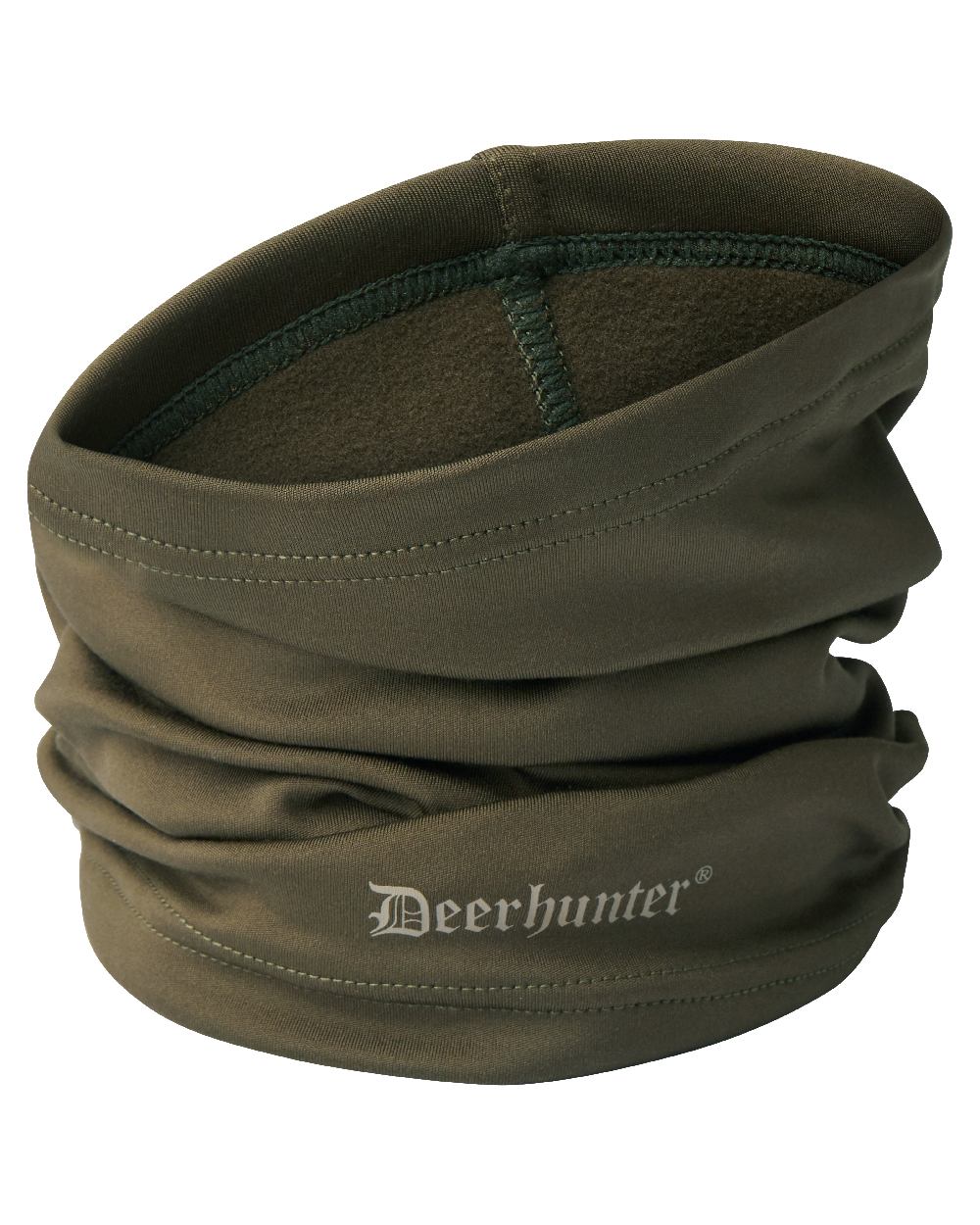Peat coloured Deerhunter Rusky Silent Necktube on white background #colour_peat