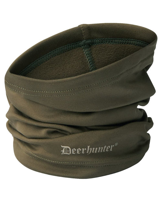 Peat coloured Deerhunter Rusky Silent Necktube on white background #colour_peat