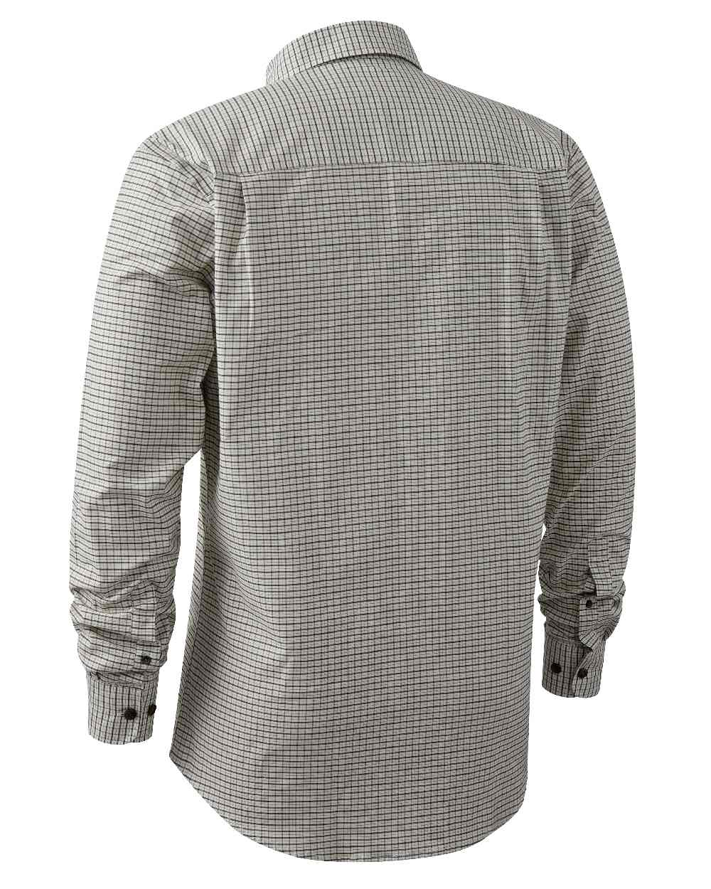 Green Check coloured Deerhunter Samuel Shirt on white background #colour_green-check