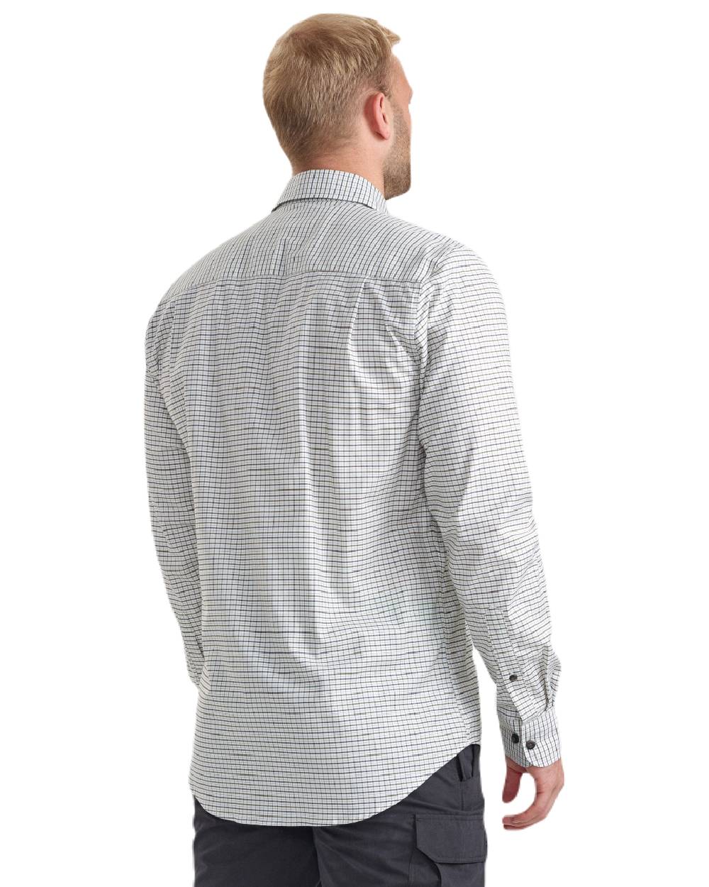 Green Check coloured Deerhunter Samuel Shirt on white background #colour_green-check