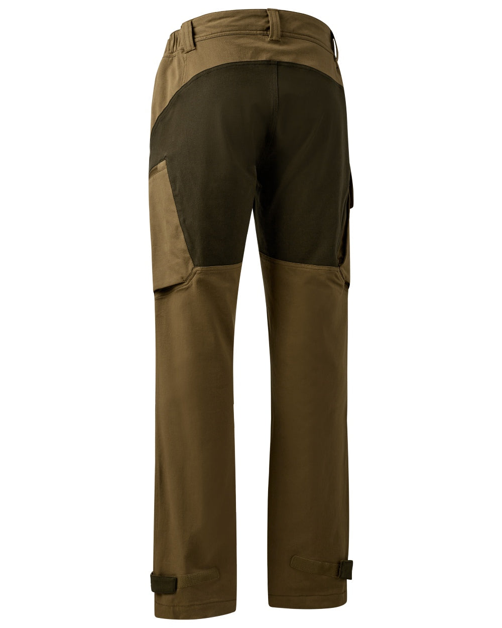 Butternut Fallen Leaf Black coloured Deerhunter Sarek Full Stretch Trousers on white background #colour_butternut-fallen-leaf