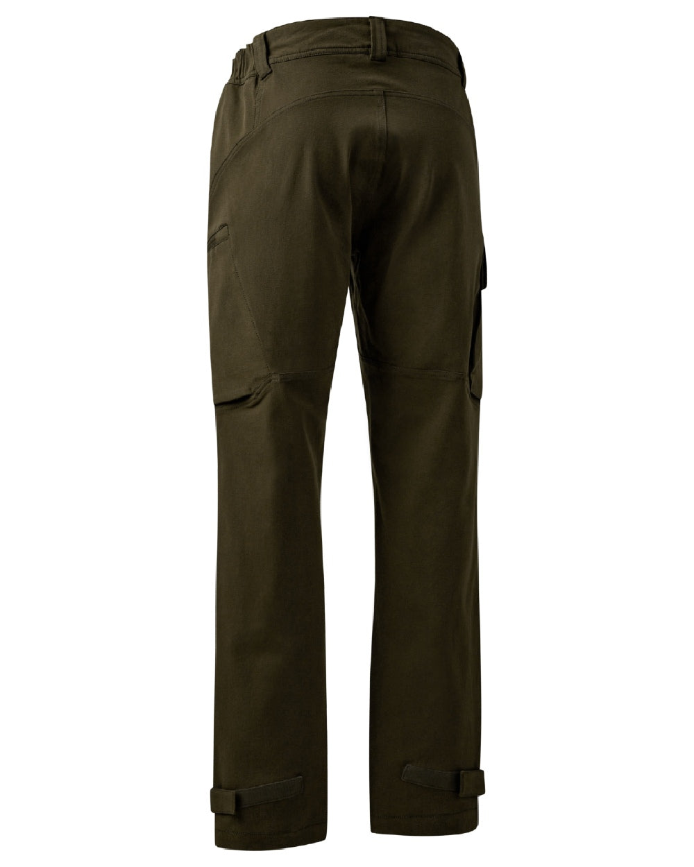 Fallen Leaf coloured Deerhunter Sarek Full Stretch Trousers on white background #colour_fallen-leaf