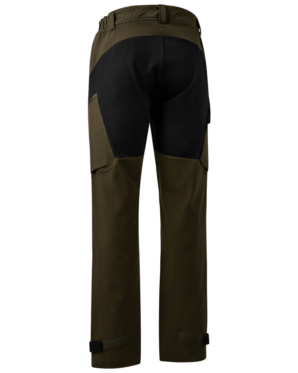 Fallen Leaf Black coloured Deerhunter Sarek Full Stretch Trousers on white background #colour_fallen-leaf-black