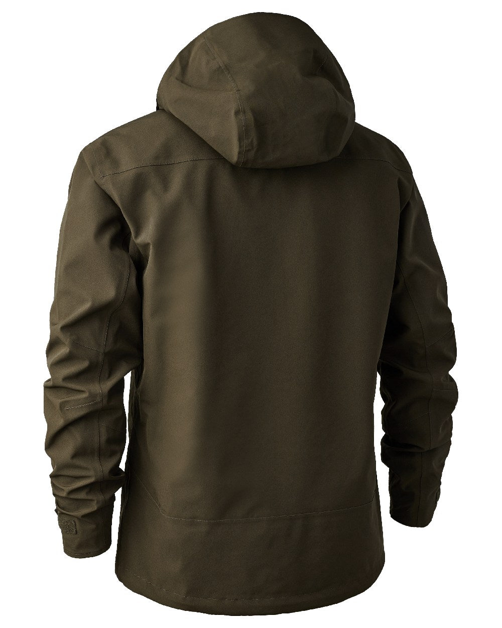 Fallen Leaf coloured Deerhunter Sarek Shell Jacket With Hood on white background #colour_fallen-leaf