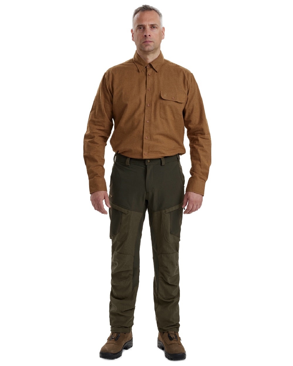 Palm Green coloured Deerhunter Strike Extreme Trousers on white background #colour_palm-green