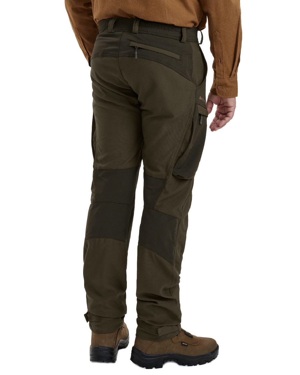 Palm Green coloured Deerhunter Strike Extreme Trousers on white background #colour_palm-green