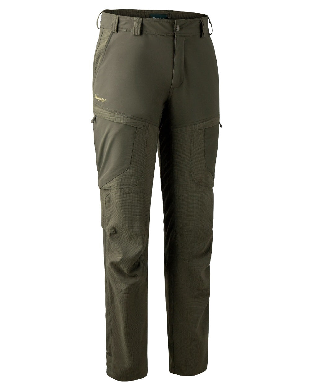 Palm Green coloured Deerhunter Strike Extreme Trousers on white background #colour_palm-green