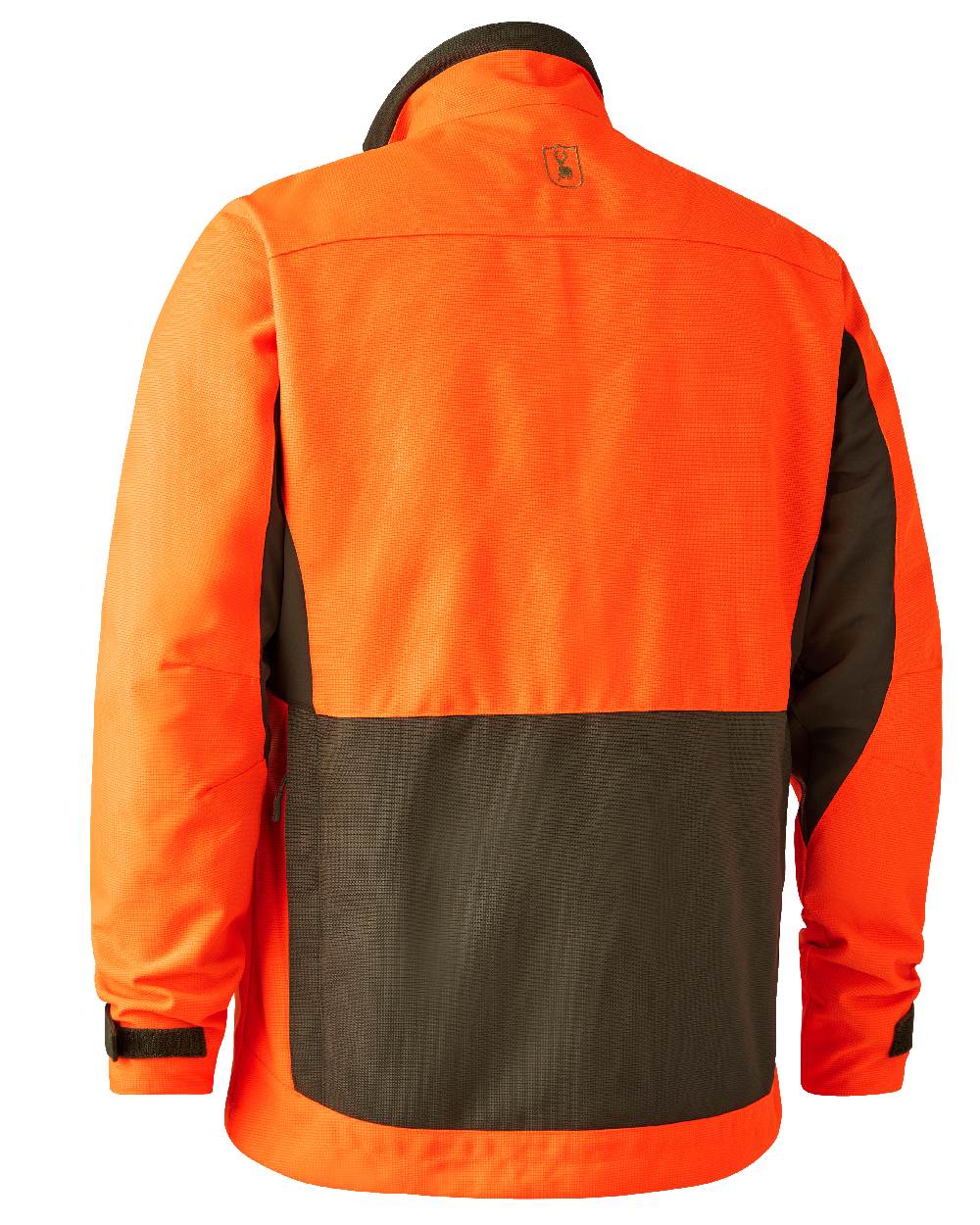Orange coloured Deerhunter Strike Extreme Waterproof Jacket With Membrane on white background #colour_orange