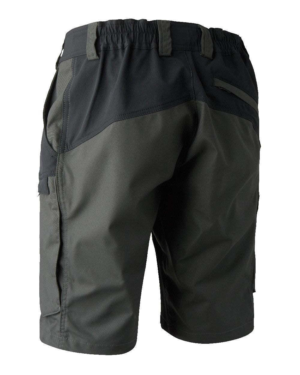 Black Ink coloured Deerhunter Strike Shorts on white background #colour_black-ink