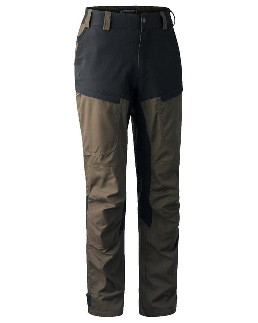 Fallen Leaf coloured Deerhunter Strike Trousers on white background #colour_fallen-leaf