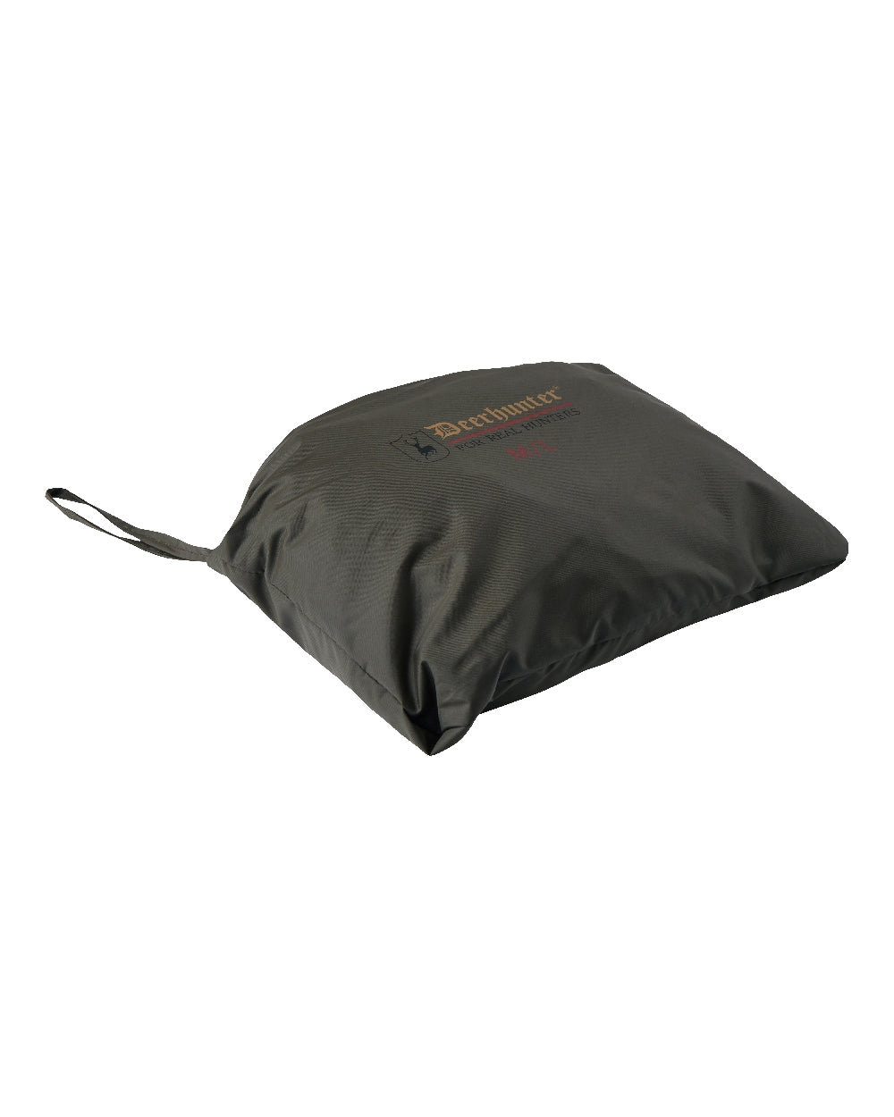 Timber coloured Deerhunter Survivor Packable Rain Jacket on white background #colour_timber