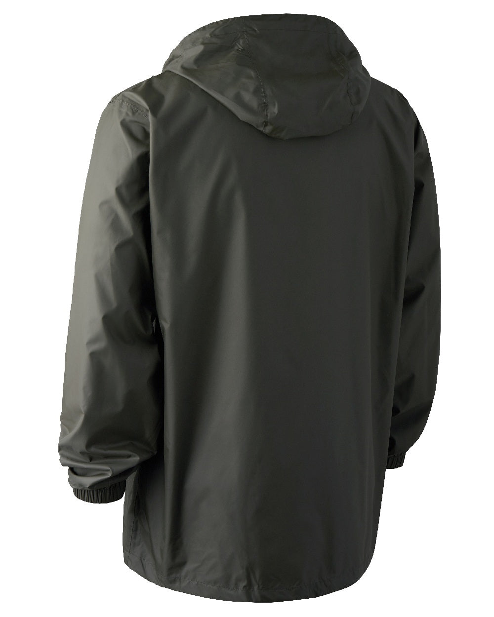 Timber coloured Deerhunter Survivor Packable Rain Jacket on white background #colour_timber