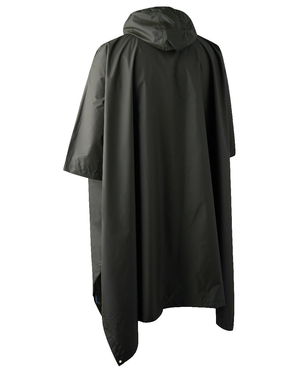 Timber coloured Deerhunter Survivor Rain Poncho on white background #colour_timber