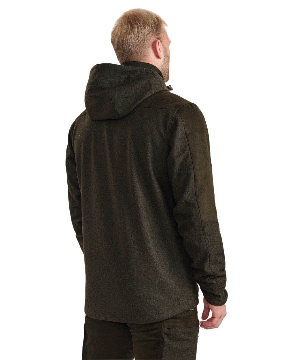 Loden Wood coloured Deerhunter Tatra Active Jacket on white background #colour_loden-wood