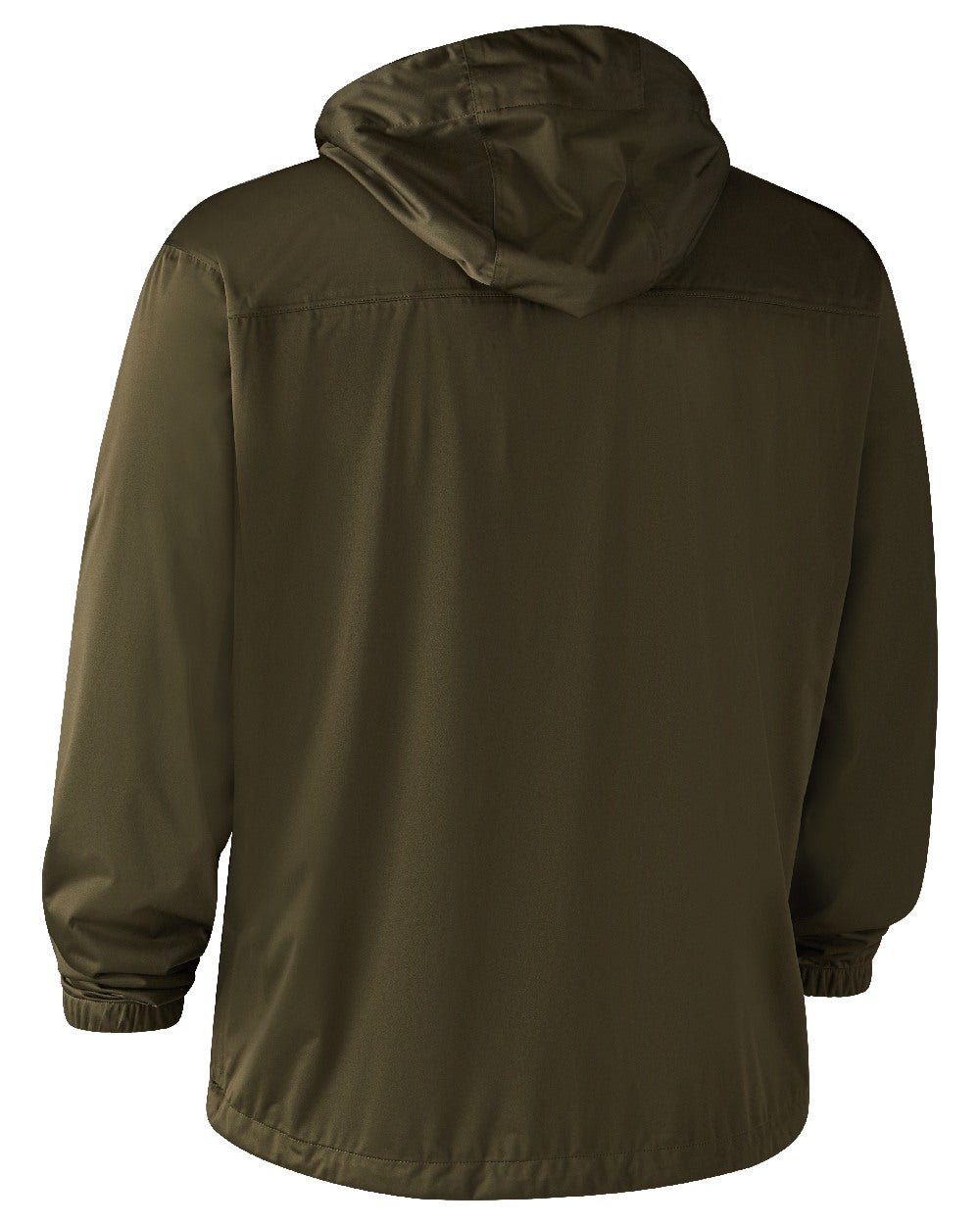Tarmac Green coloured Deerhunter Thunder Lightweight Rain Jacket on white background #colour_tarmac-green