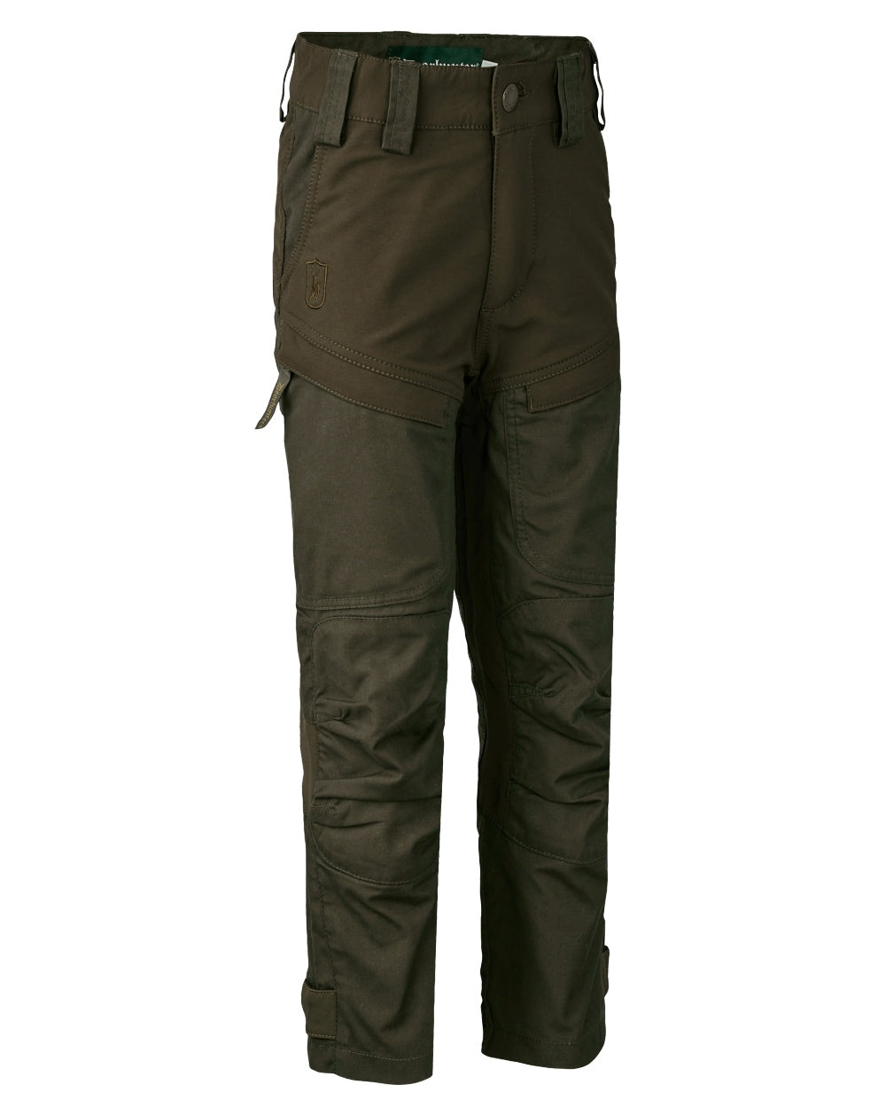 Dark Green coloured Deerhunter Sarek Shell Jacket With Hood on white background #colour_dark-green