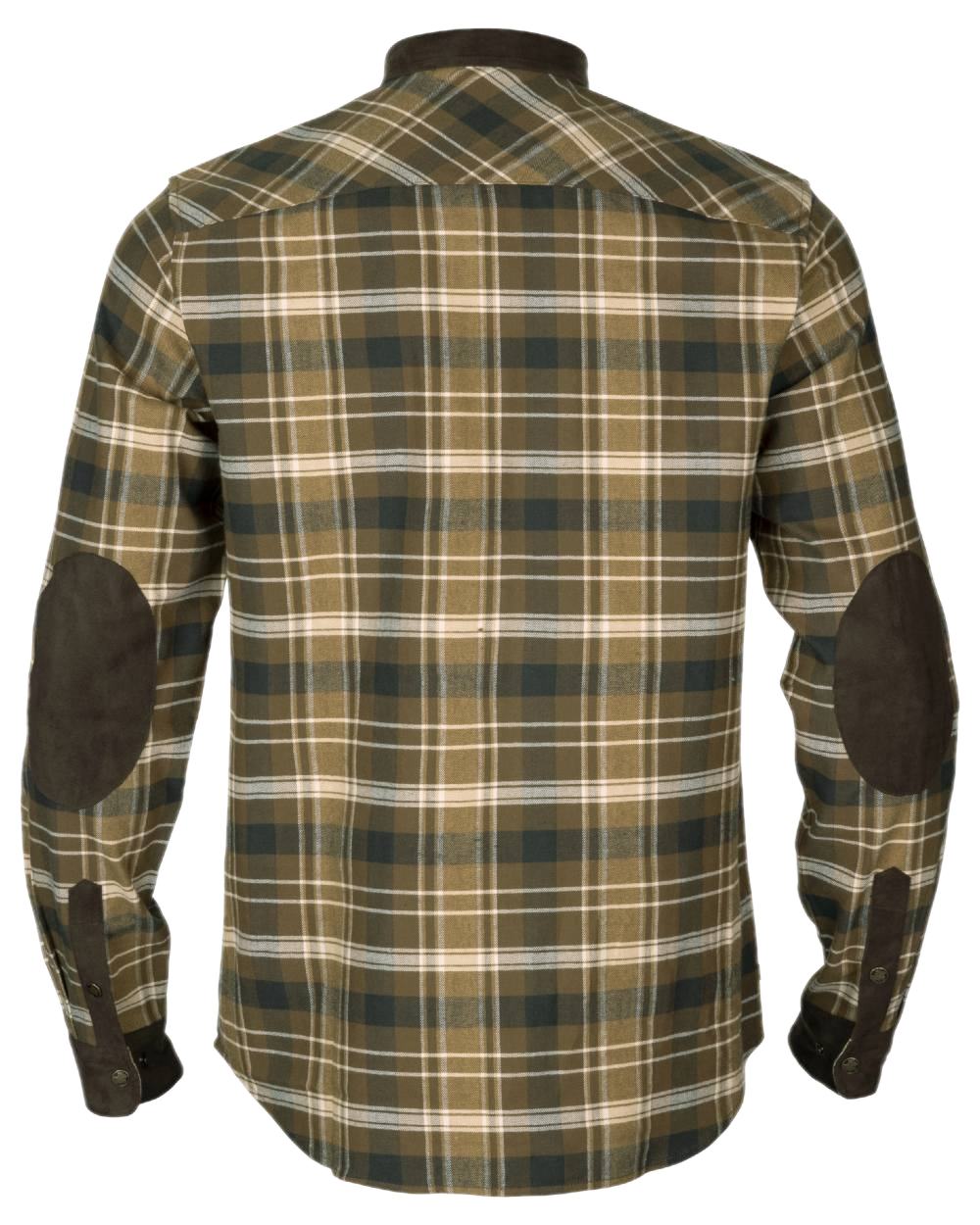 Antique Bronze Coloured Harkila Aivak Long Sleeved Shirt on white background #colour_antique-bronze