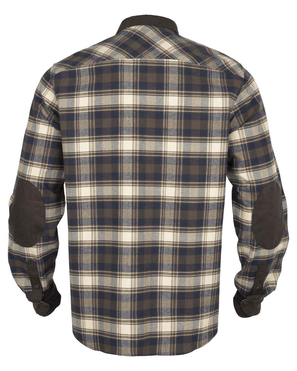 Turkish Coffee Coloured Harkila Aivak Long Sleeved Shirt on white background #colour_turkish-coffee