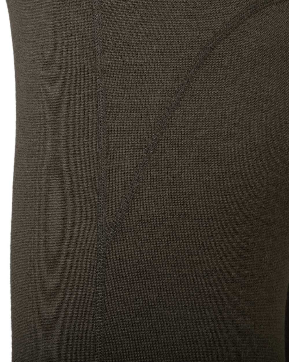 Shadow Brown Coloured Harkila All Season Long Johns Base Layer on white background #colour_shadow-brown