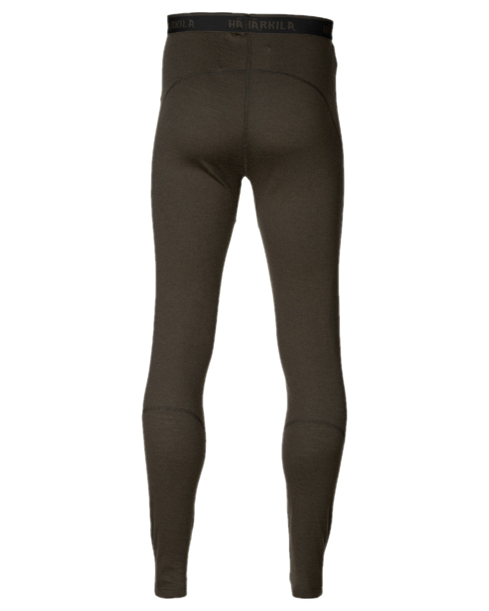 Shadow Brown Coloured Harkila All Season Long Johns Base Layer on white background #colour_shadow-brown