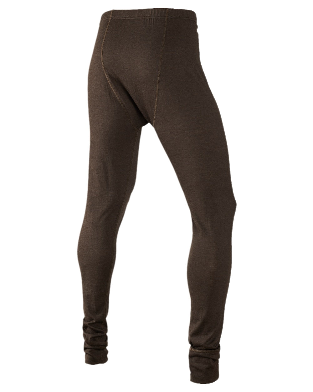 Shadow Brown Coloured Harkila All Season Long Johns on white background #colour_shadow-brown