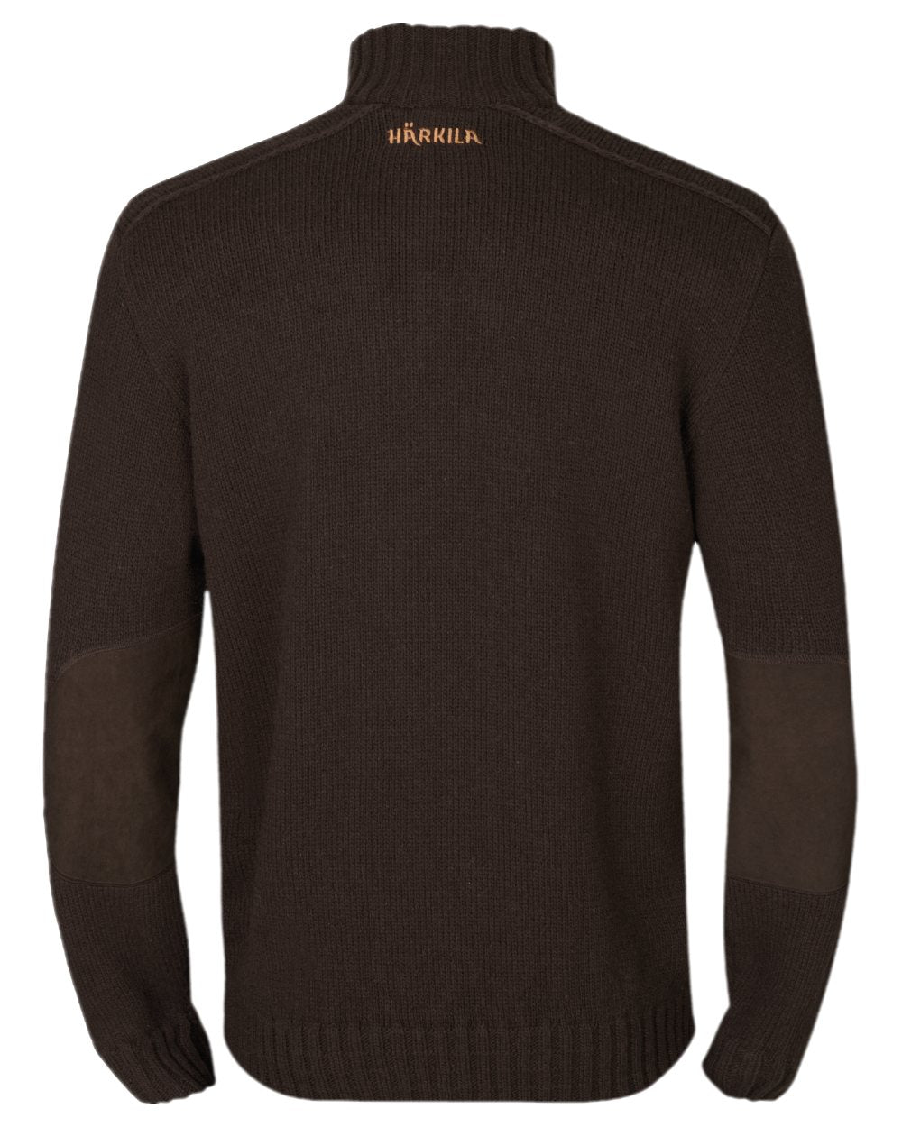 Demitasse Brown Coloured Harkila Annaboda 2.0 HSP Knit Pullover on white background #colour_demitasse-brown