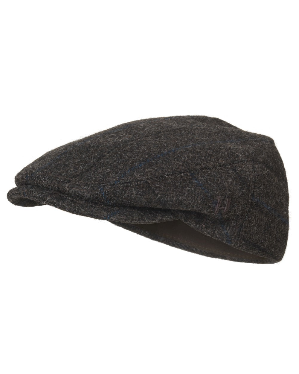 Demitasse Brown Coloured Harkila Badanloch Flat Cap on white background #colour_demitasse-brown