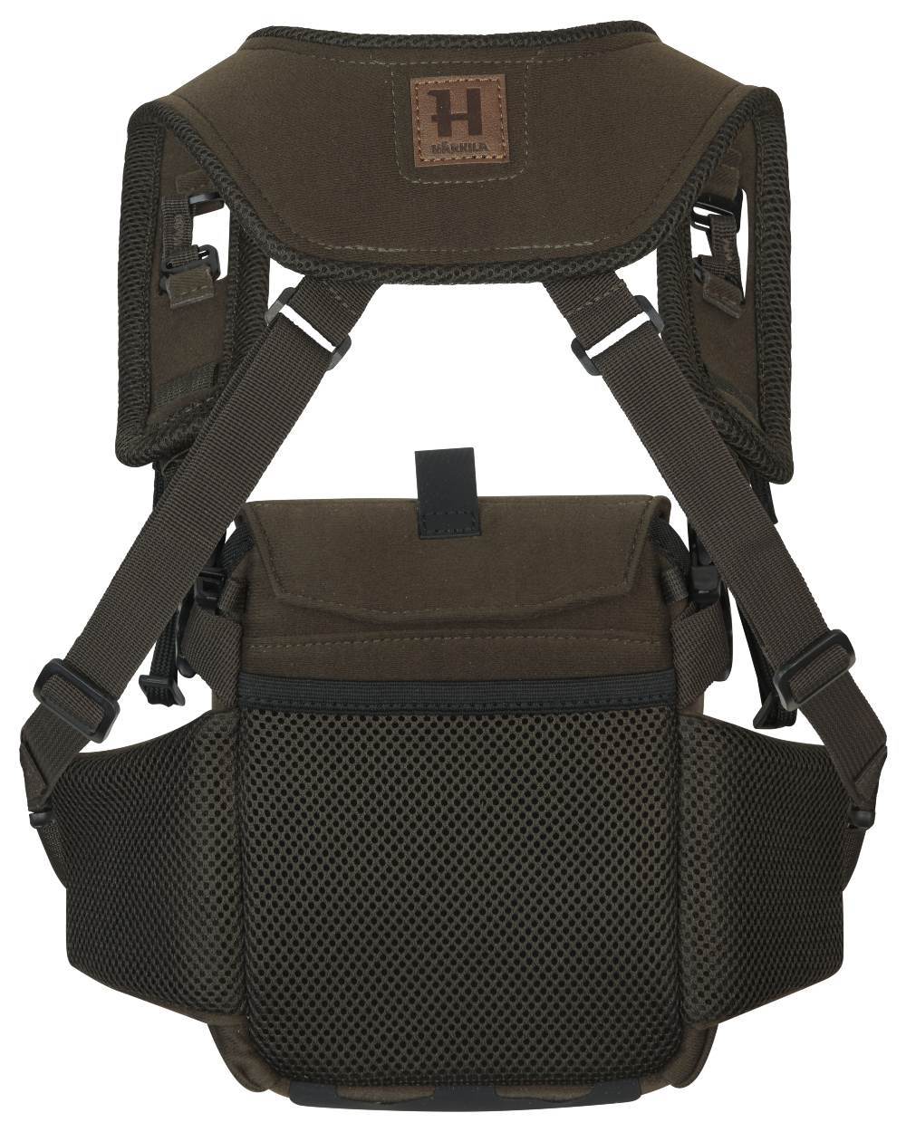 Dark Willow Green coloured Harkila Bino Harness on white background #colour_dark-willow-green