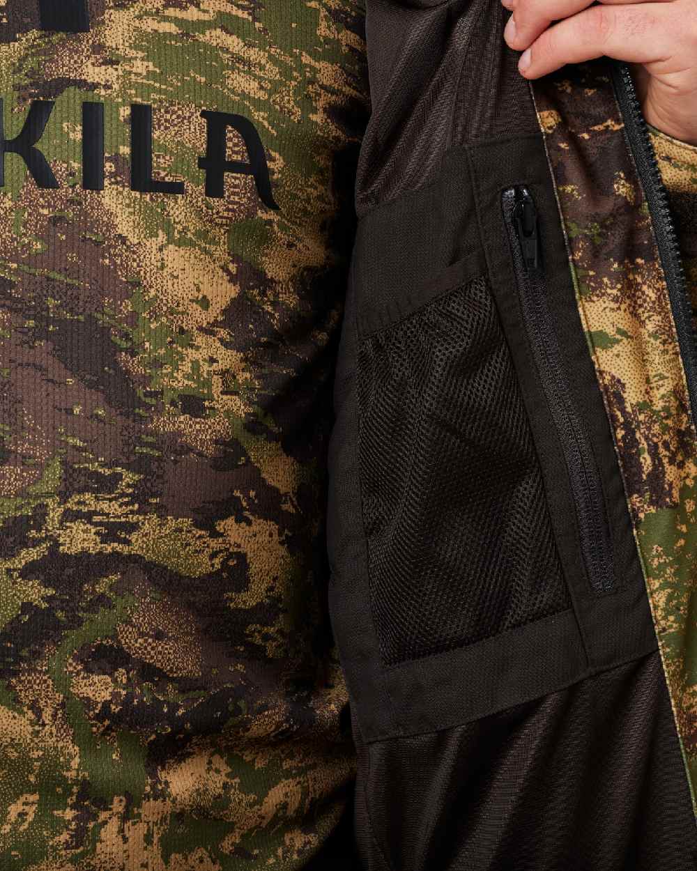 AXIS Forest Coloured Harkila Deer Stalker Camo HWS Jacket on white background #colour_axis-forest