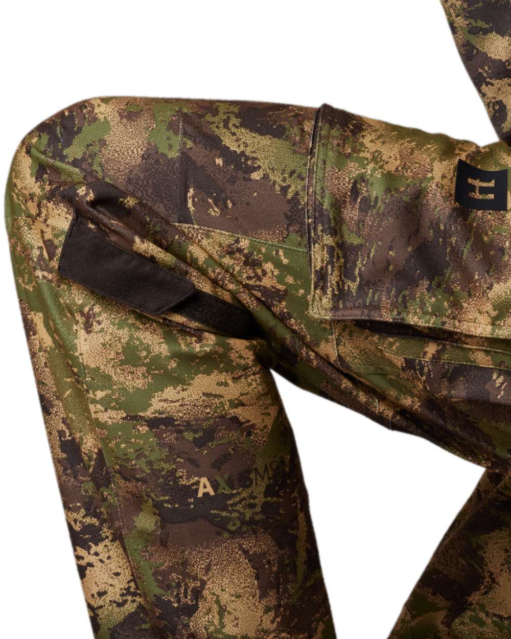 AXIS Forest Coloured Harkila Deer Stalker Camo HWS Trousers on white background #colour_axis-forest