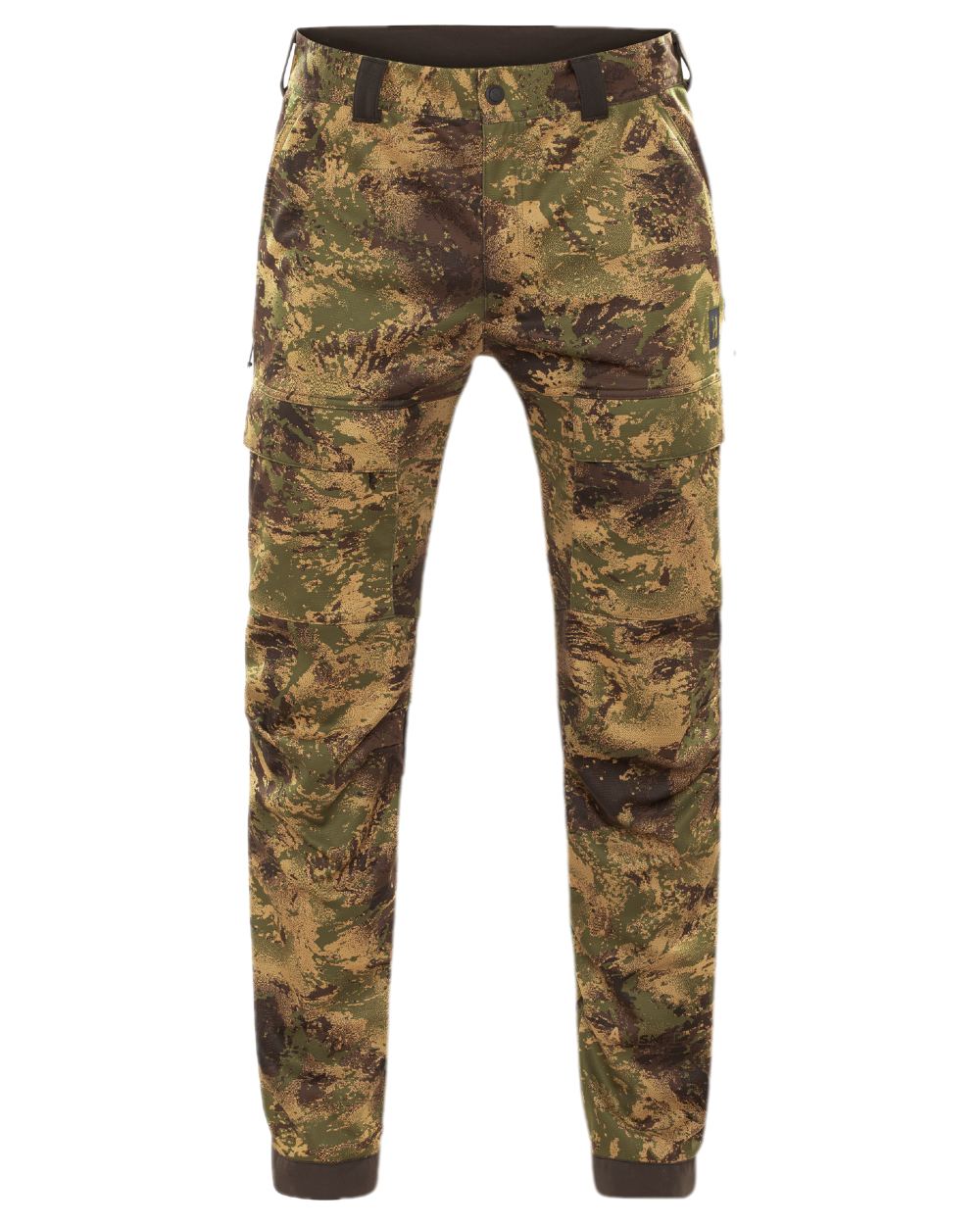 AXIS Forest Coloured Harkila Deer Stalker Camo Light Trousers on white background #colour_axis-forest