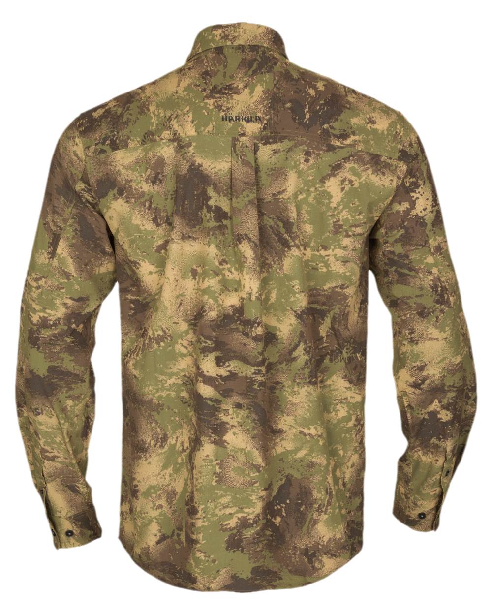 AXIS Forest Coloured Harkila Deer Stalker Camo Long Sleeve Shirt on white background #colour_axis-forest