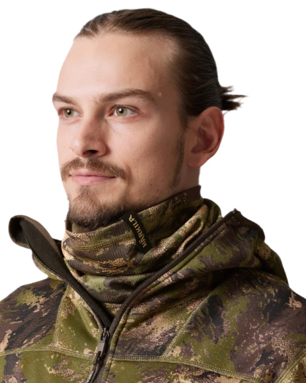 AXIS Forest Coloured Harkila Deer Stalker Camo Neck Gaiter on white background #colour_axis-forest