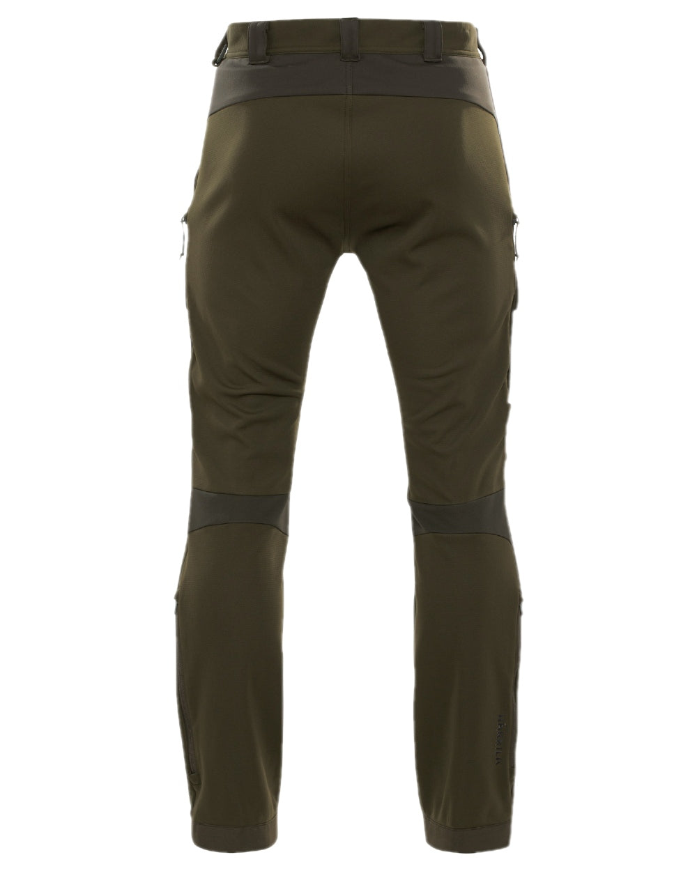 Willow Green Shadow Brown Coloured Harkila Deer Stalker Light Trousers on white background #colour_willow-green-shadow-brown