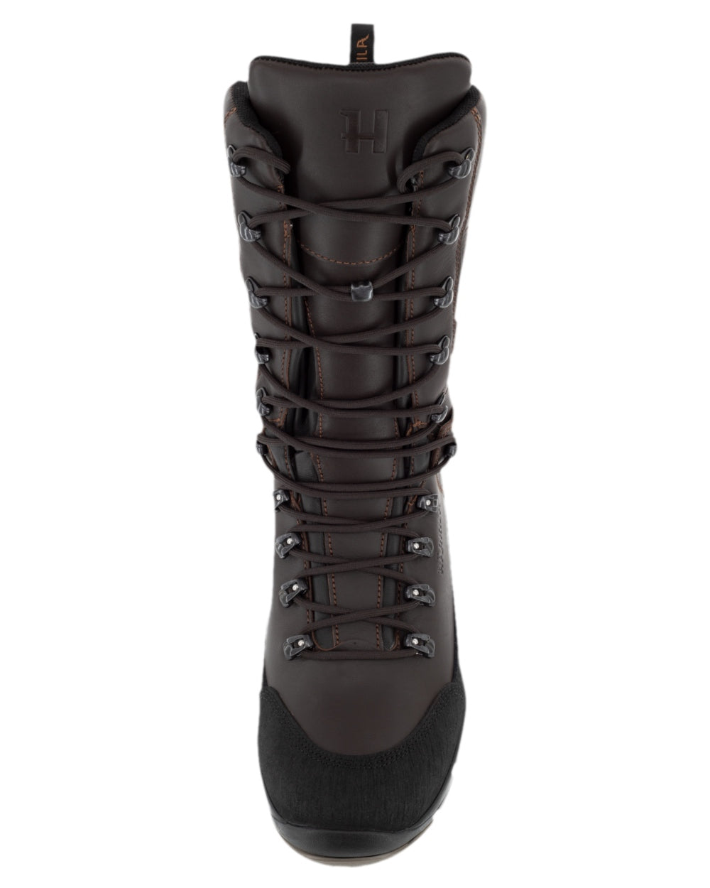 Dark Brown Coloured Harkila Driven Hunt 2.0 GTX Boots on white background #colour_dark-brown