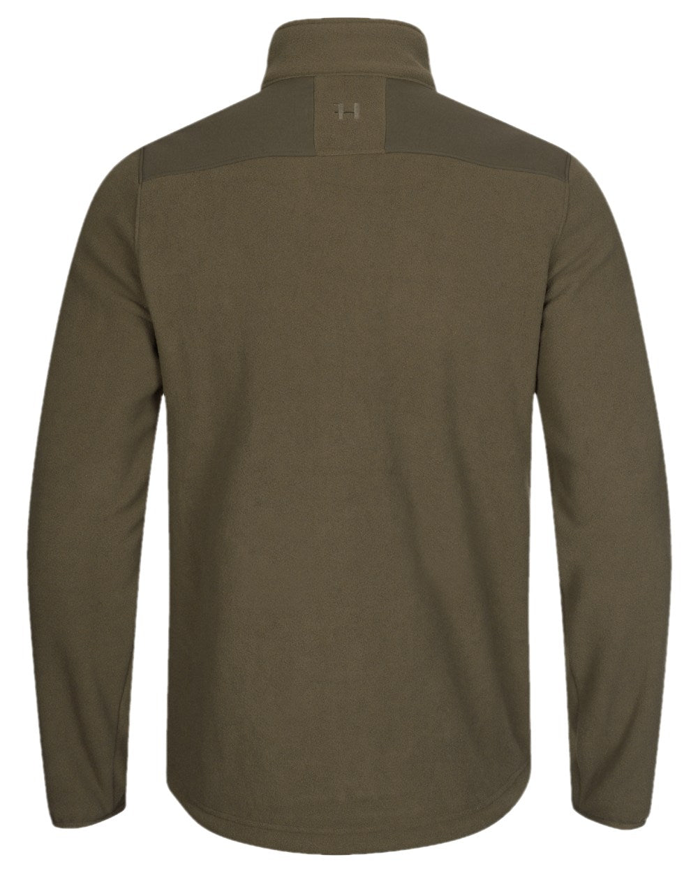 Light Willow Green Coloured Harkila Fjell Fleece Jacket on white background #colour_light-willow-green