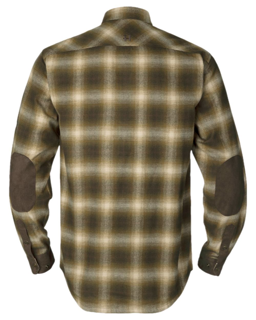 Willow Green Coloured Harkila Folke Shirt Jacket on white background #colour_willow-green