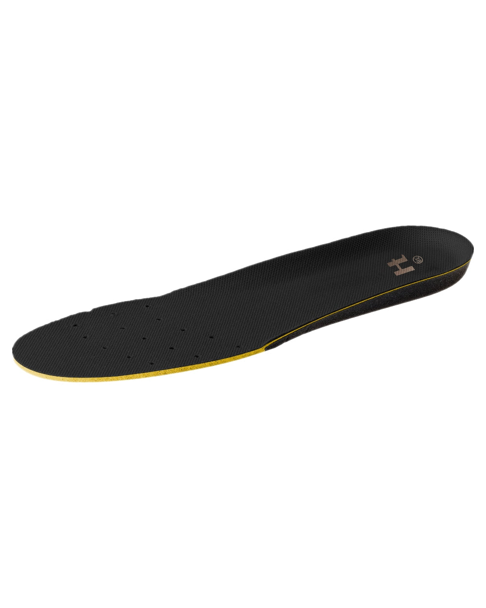 Black Coloured Harkila Footbed on white background #colour_black