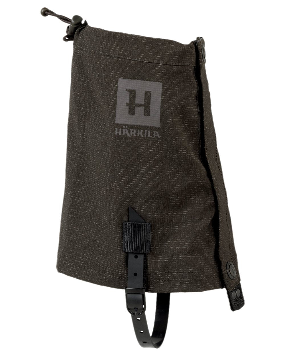 Shadow Brown Coloured Harkila Ledge Gaiters on white background #colour_shadow-brown
