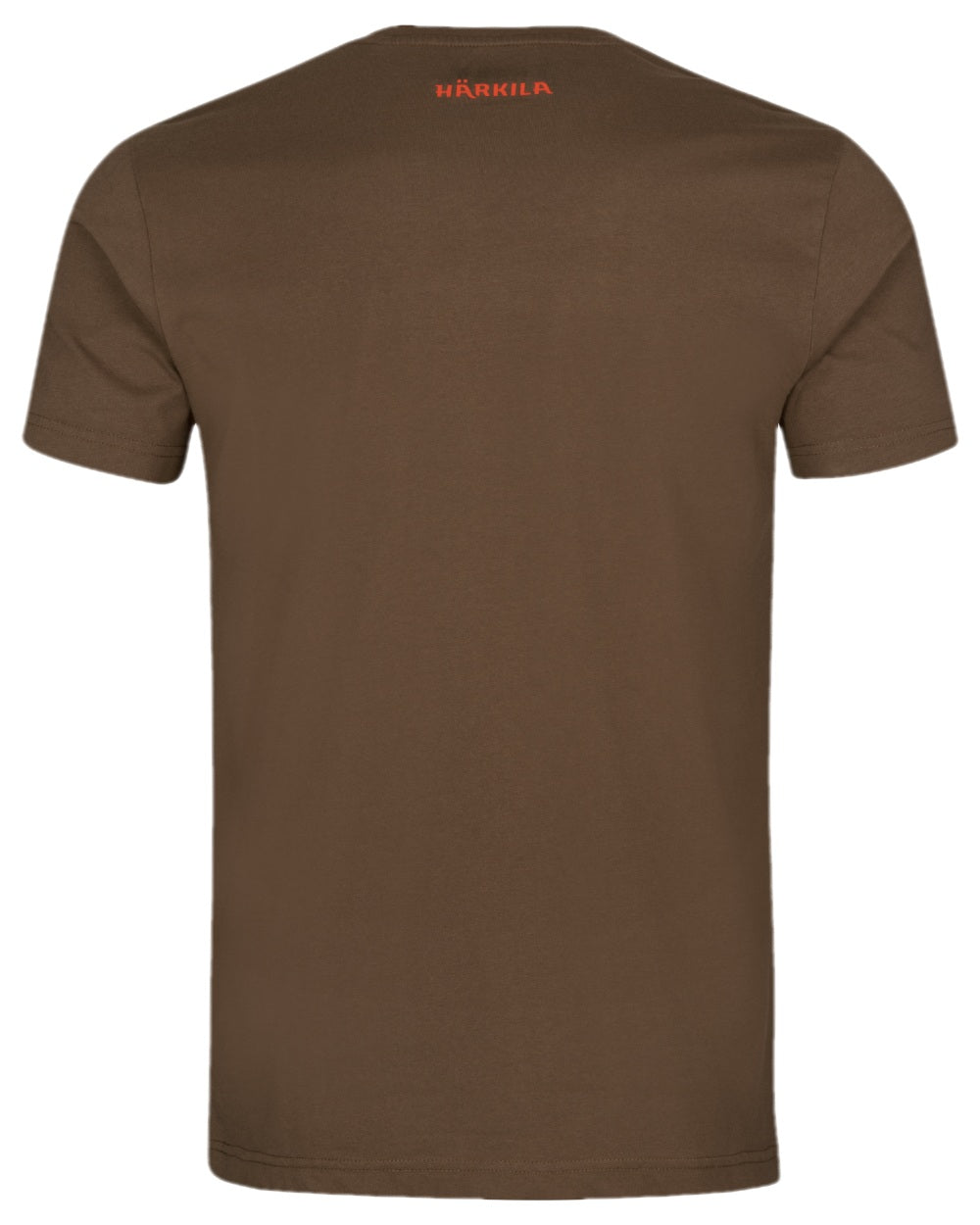Slate Black Coloured Harkila Mens Nature Short Sleeve T-Shirt on white background #colour_slate-black