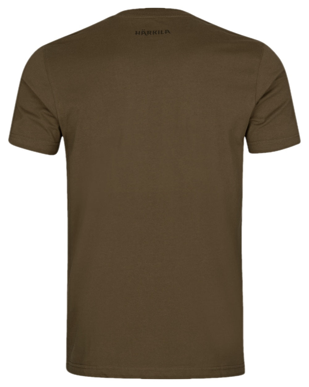 Willow Green Coloured Harkila Mens Nature Short Sleeve T-Shirt on white background #colour_willow-green