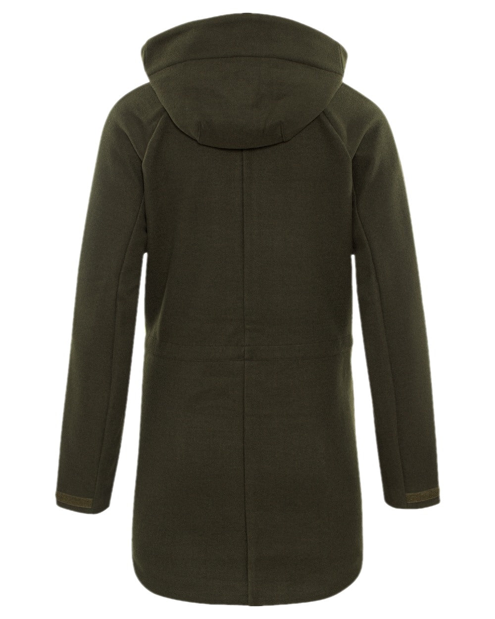 Willow Green Coloured Harkila Metso Womens Hybrid Jacket on white background #colour_willow-green