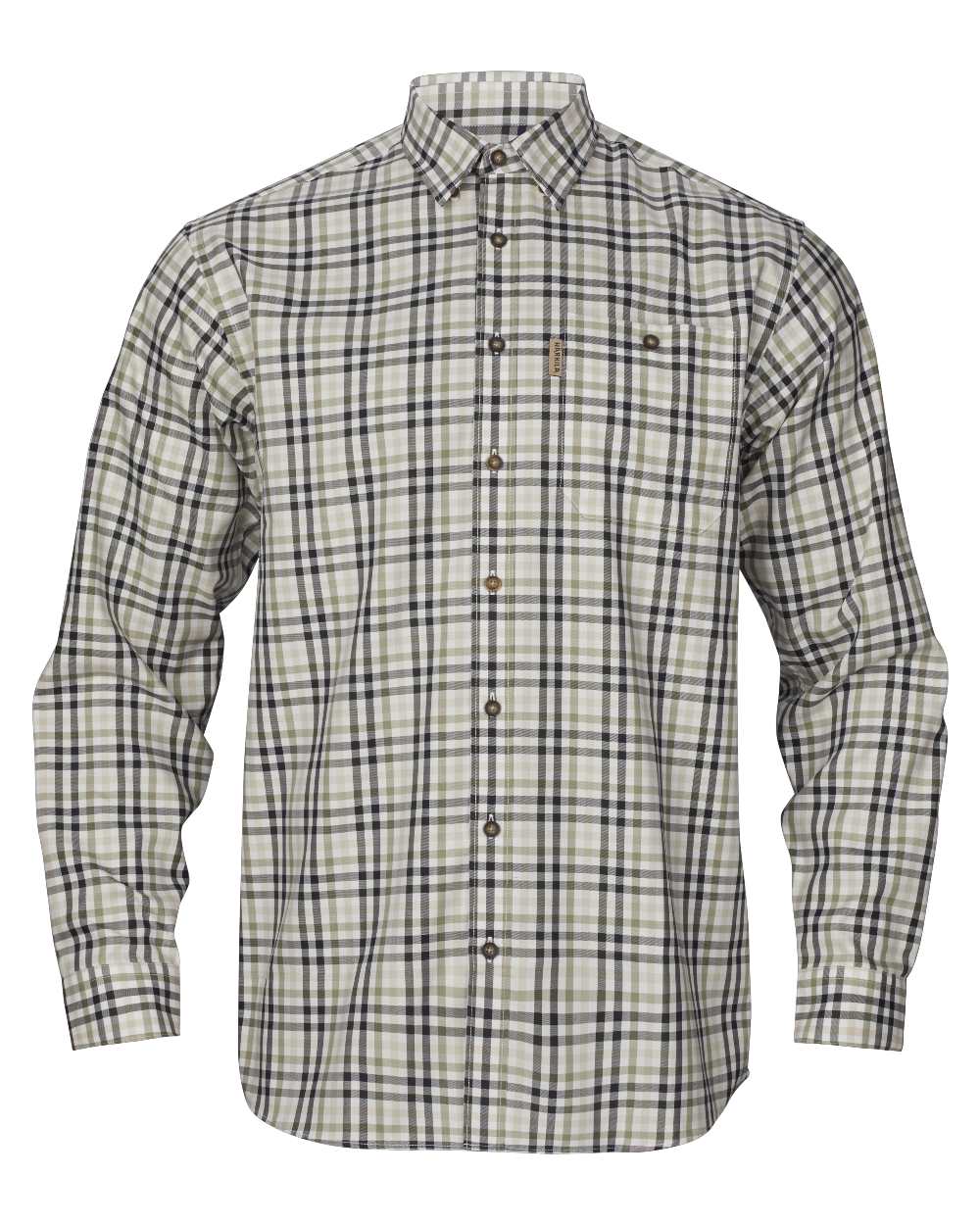 Rosin Deep Well Coloured Harkila Milford Shirt on white background #colour_rosin-deep-well