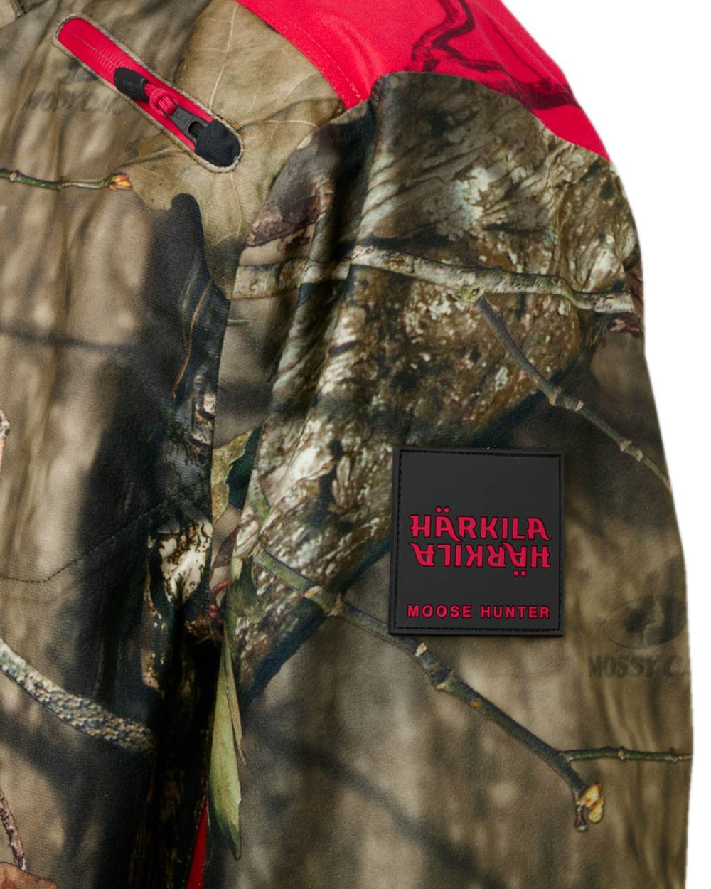 Mossy Oak Break-Up Country Mossy Oak Red Coloured Harkila Moose Hunter 2.0 GTX Jacket on white background #colour_mossy-oak-break-up-country-mossy-oak-red