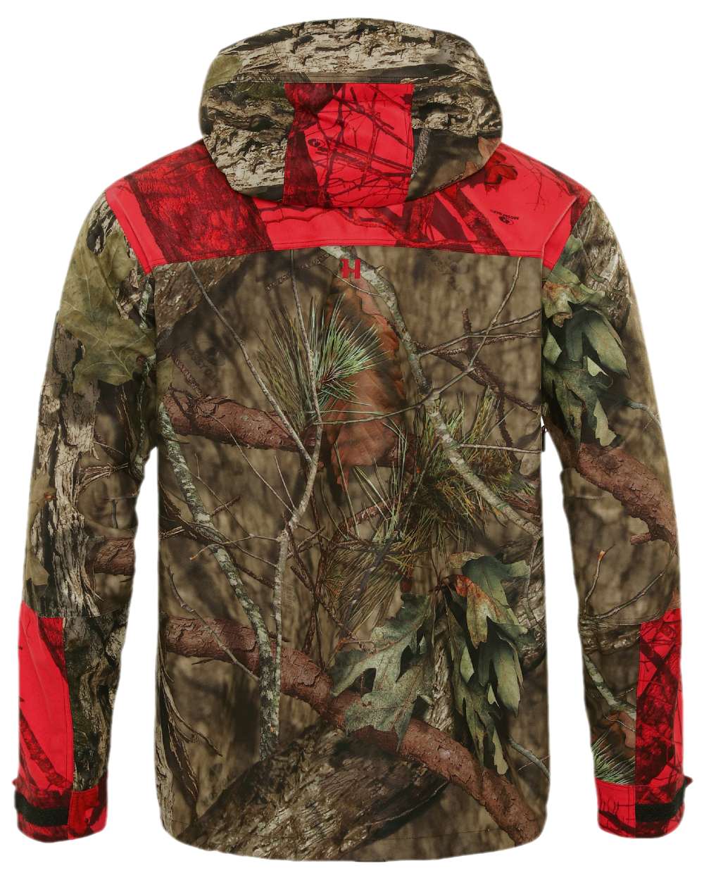 Mossy Oak Break-Up Country Mossy Oak Red Coloured Harkila Moose Hunter 2.0 GTX Jacket on white background #colour_mossy-oak-break-up-country-mossy-oak-red