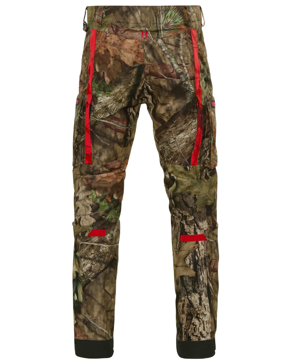 MossyOak Break-Up Country MossyOak Red Coloured Harkila Moose Hunter 2.0 GTX Trousers on white background #colour_mossyoak-break-up-country-mossyoak-red