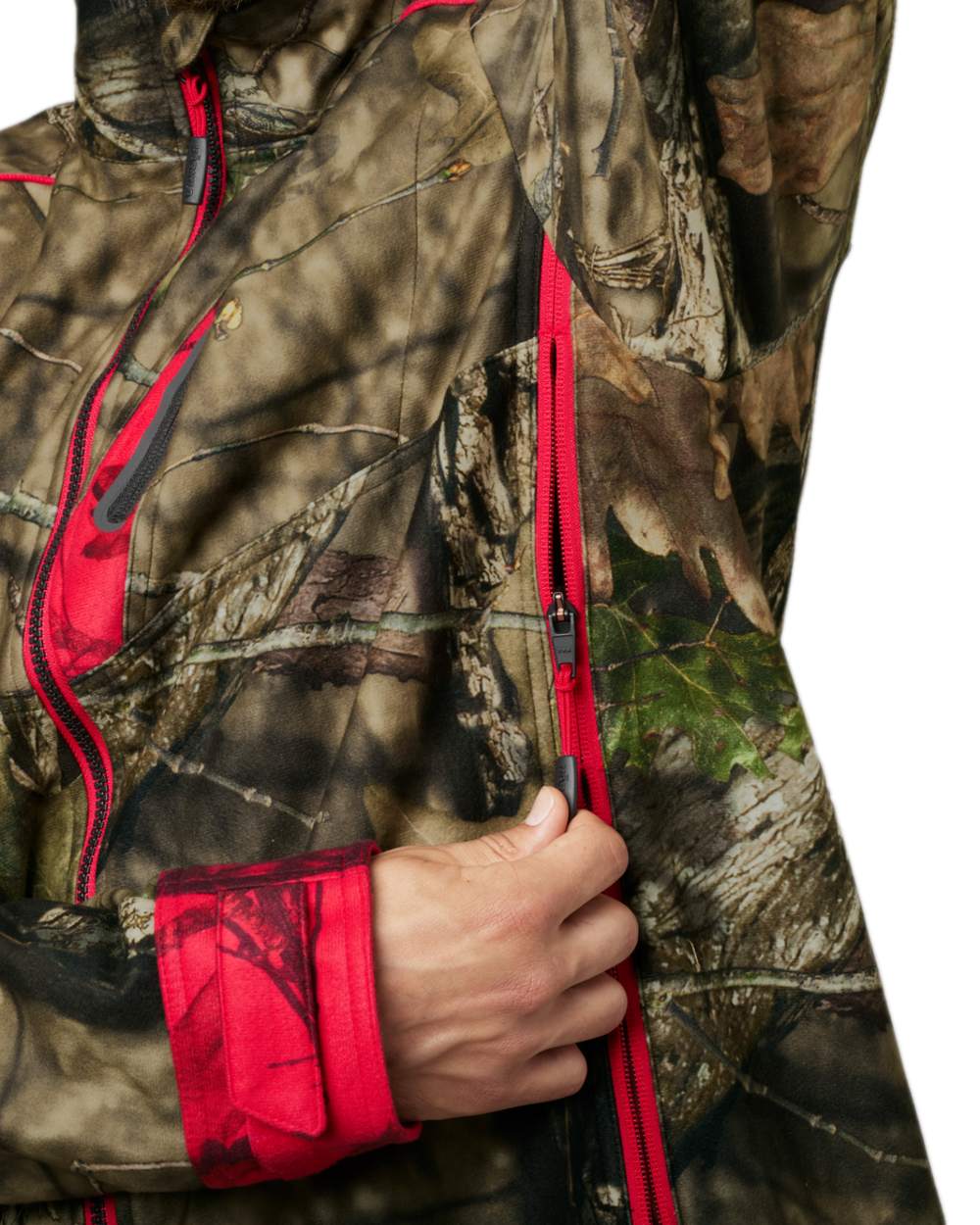 Mossy Oak Break-Up Country Mossy Oak Red Coloured Harkila Moose Hunter 2.0 WSP Jacket on white background #colour_mossy-oak-break-up-country-mossy-oak-red
