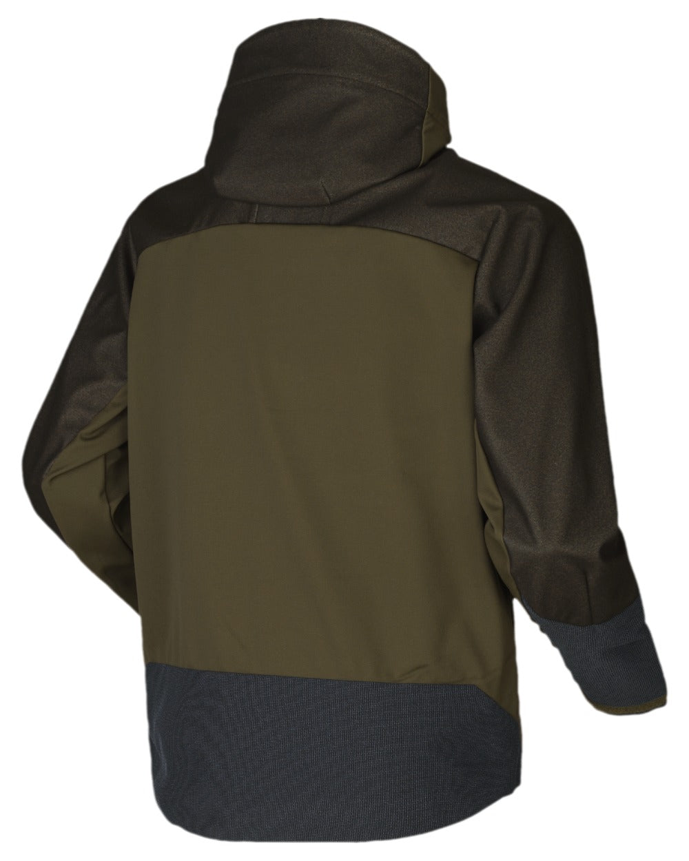 Willow Green Coloured Harkila Mountain Hunter Hybrid Jacket on white background #colour_willow-green