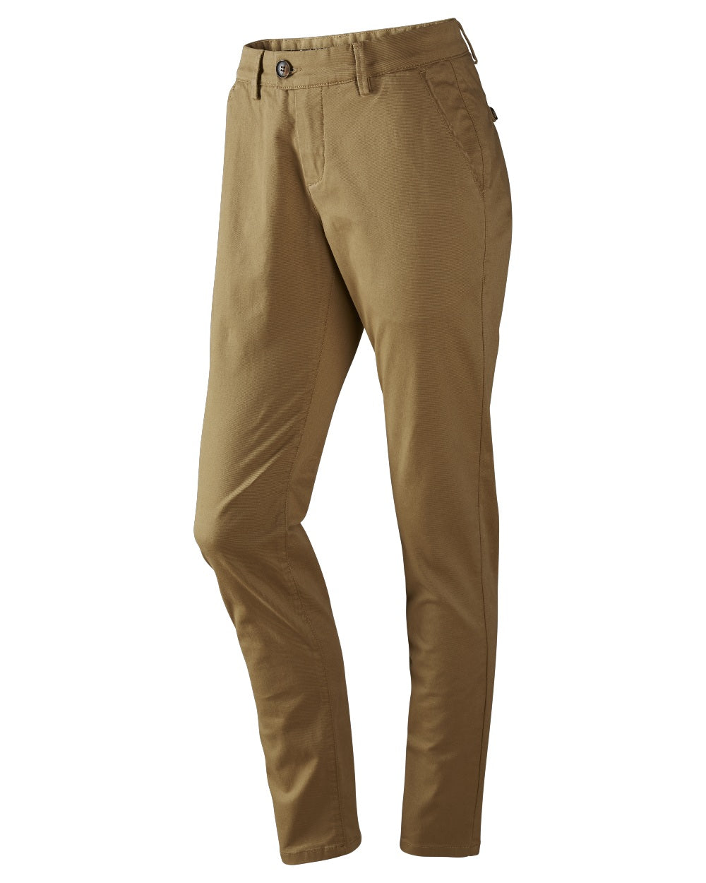Antique Sand Coloured Harkila Norberg Lady Chinos on white background #colour_antique-sand