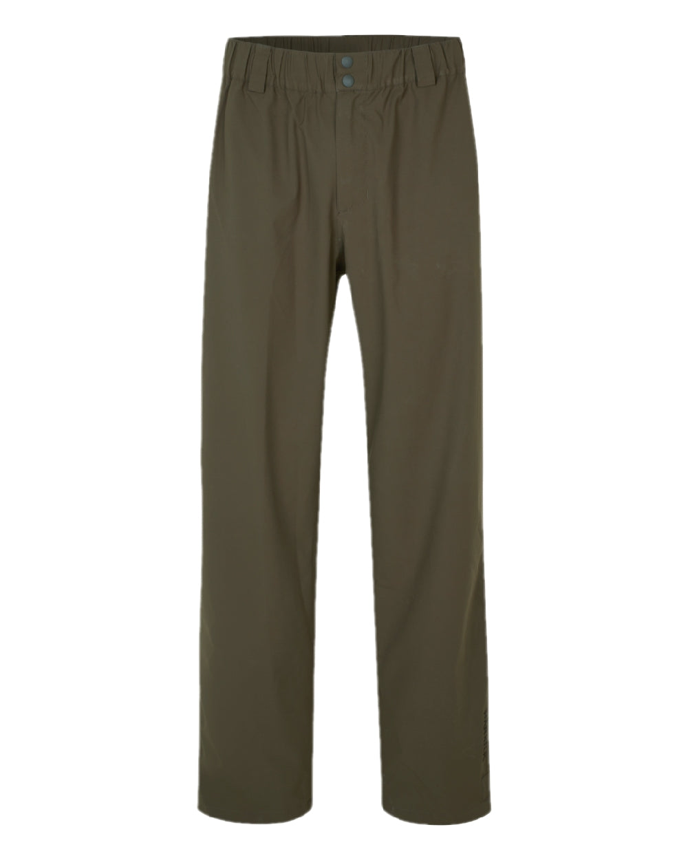 Willow Green Coloured Harkila Orton Overtrousers on white background #colour_willow-green